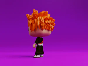 Ichigo Kurosaki funko model from the anime Bleach 3D Print Model