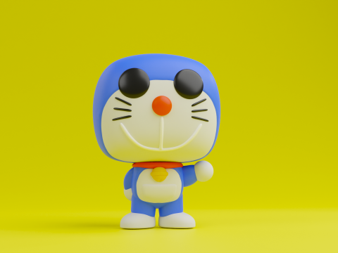 Doraemon Funko model from Doraemon anime series 3Dプリントモデル