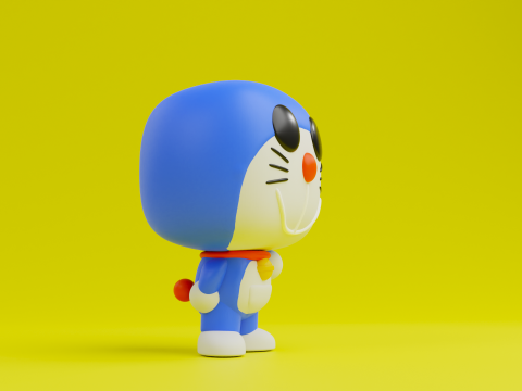 Doraemon Funko model from Doraemon anime series 3D-Druckmodell