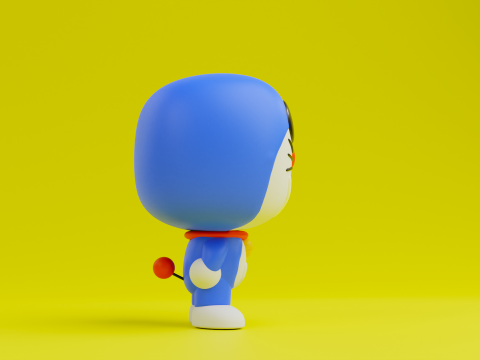 Doraemon Funko model from Doraemon anime series 3D-Druckmodell