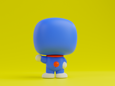 Doraemon Funko model from Doraemon anime series 3D-Druckmodell