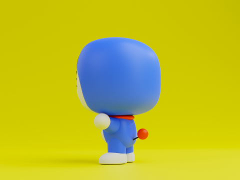 Doraemon Funko model from Doraemon anime series 3D-Druckmodell