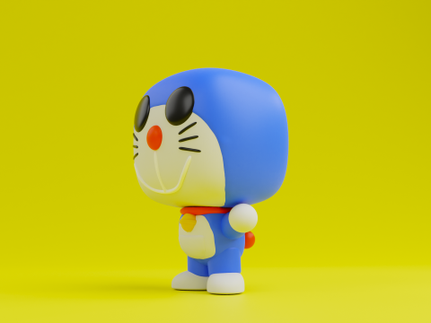 Doraemon Funko model from Doraemon anime series 3D-Druckmodell