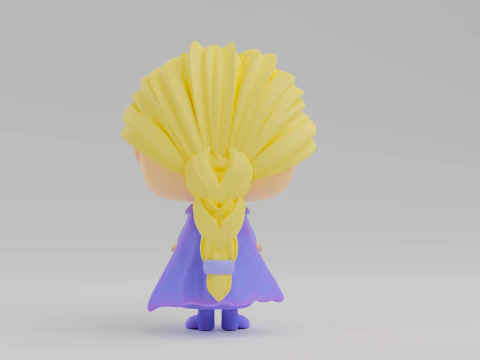 Elsa Funko model from the movie Frozen 3D Print Model