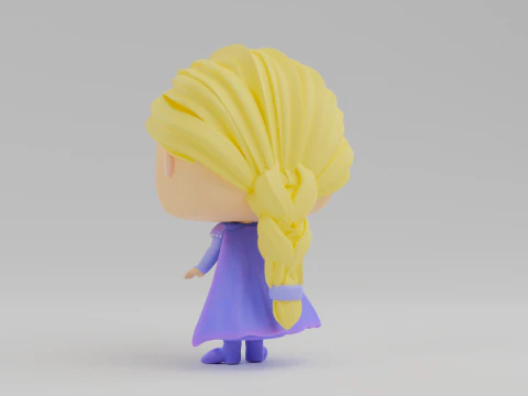 Elsa Funko model from the movie Frozen 3D Print Model