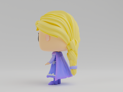 Elsa Funko model from the movie Frozen Modelo de Impressão 3D