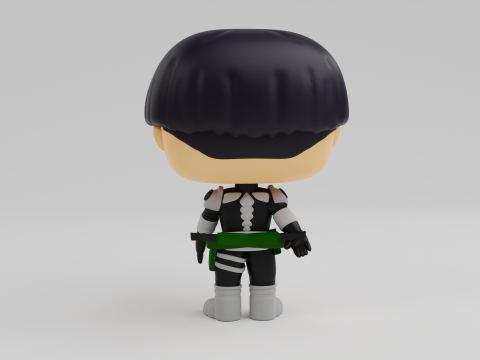 Soshiro Hoshina Funko model from the Anime Kaiju No 8 Modèles 3D en vedette