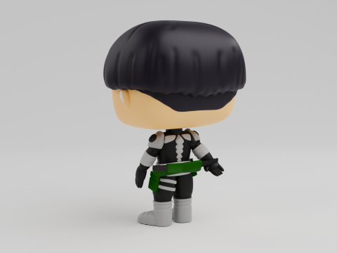 Soshiro Hoshina Funko model from the Anime Kaiju No 8 Modèles 3D en vedette