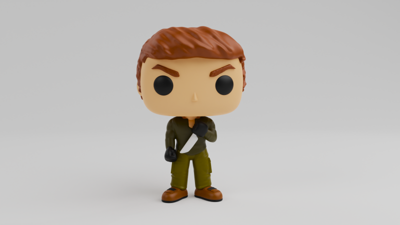 Dexter Morgan funko model Model do druku 3D .c4d .max .obj .3ds .fbx .stl .blend 