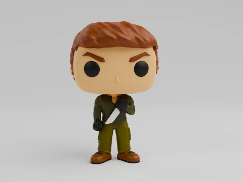 德克斯特&middot;摩根 funko 模型 3D 打印模型