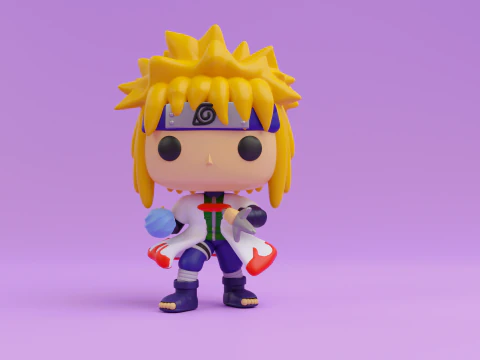 Модель Минато-фанко из Наруто Шиппудена. 3D Принт Модель