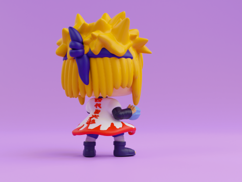 Minato funko model from Naruto Shippuden 3D Baskı Modeli