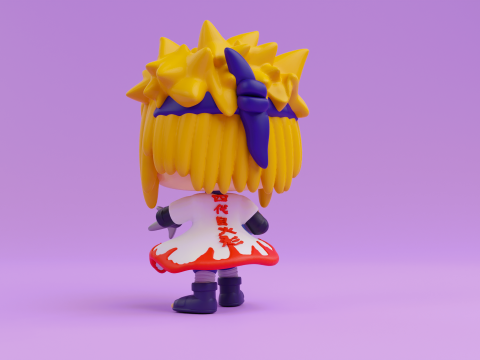 Minato funko model from Naruto Shippuden 3D Baskı Modeli