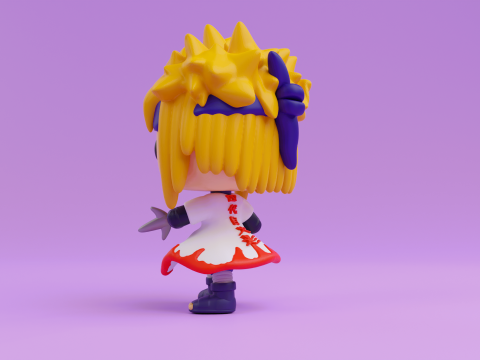 Minato funko model from Naruto Shippuden 3D Baskı Modeli