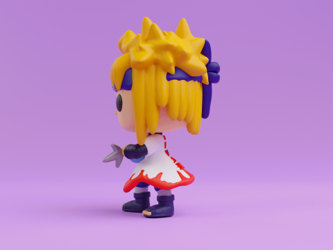 Minato funko model from Naruto Shippuden 3D Baskı Modeli