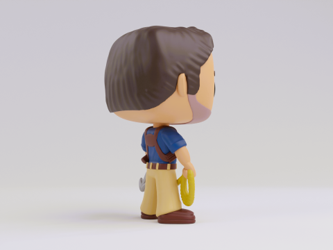 Nathan Drake funko Model from the Uncharted franchise 3D-Druckmodell