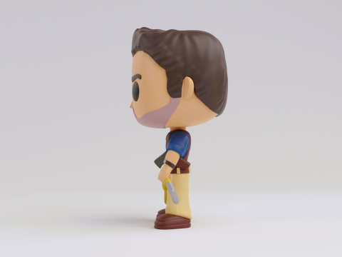 Nathan Drake funko Model from the Uncharted franchise 3D-Druckmodell