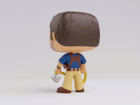 Nathan Drake funko Model from the Uncharted franchise 3D-Druckmodell