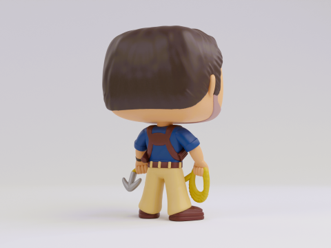 Nathan Drake funko Model from the Uncharted franchise 3D-Druckmodell