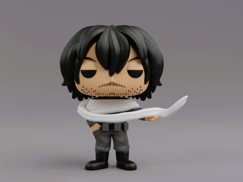 Aizawa funko pop з аніме My Hero Academia 3D Принт Модель