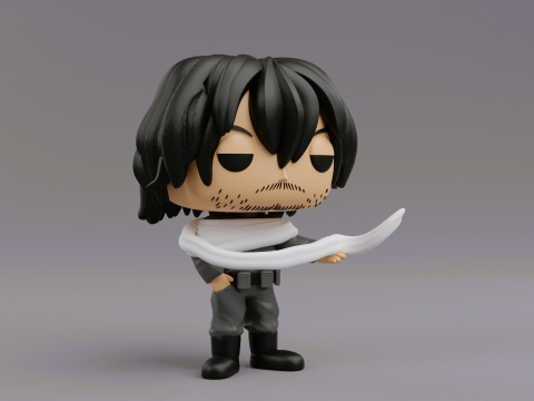 Aizawa funko pop from the anime My Hero Academia 3Dプリントモデル
