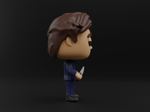 Patrick Bateman funko pop from the movie American Psycho 3D Принт Модель