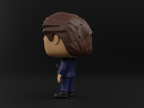 Patrick Bateman funko pop from the movie American Psycho 3D Принт Модель
