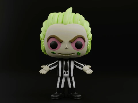 Beetlejuice Funko Pop de la pel&iacute;cula Beetlejuice Beetlejuice Modelo de impresión 3D