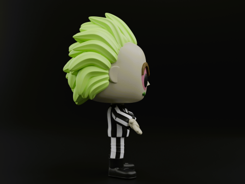 Beetlejuice Funko Pop from the movie Beetlejuice Beetlejuice Model Cetak 3D