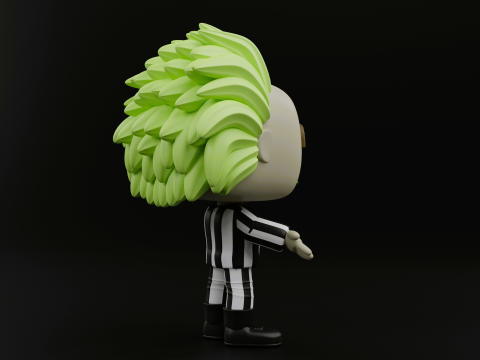 Beetlejuice Funko Pop from the movie Beetlejuice Beetlejuice Model Cetak 3D