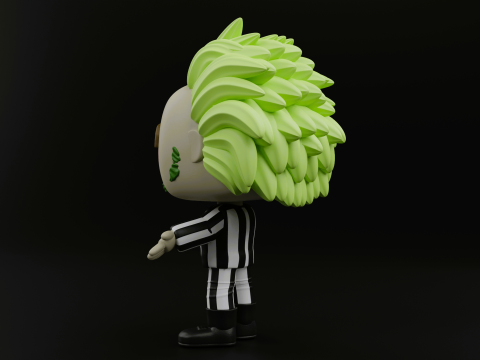 Beetlejuice Funko Pop from the movie Beetlejuice Beetlejuice Model Cetak 3D