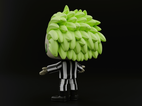 Beetlejuice Funko Pop from the movie Beetlejuice Beetlejuice Model Cetak 3D