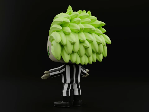 Beetlejuice Funko Pop from the movie Beetlejuice Beetlejuice 3D Print Model