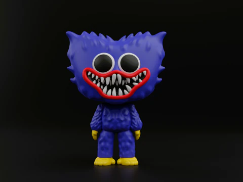 Huggy wuggy funko pop із поппійму 3D Принт Модель