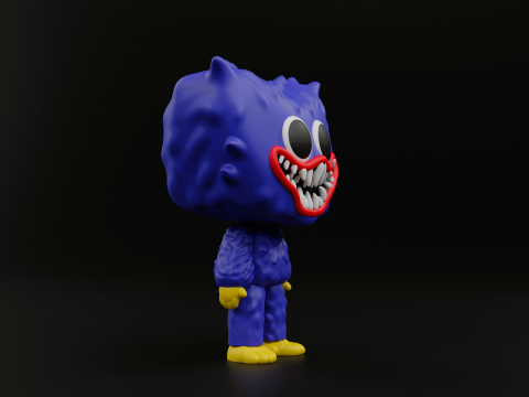 Huggy wuggy funko pop from the poppy playtime 3D Print Model