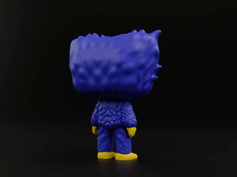 Huggy wuggy funko pop from the poppy playtime 3D Print Model
