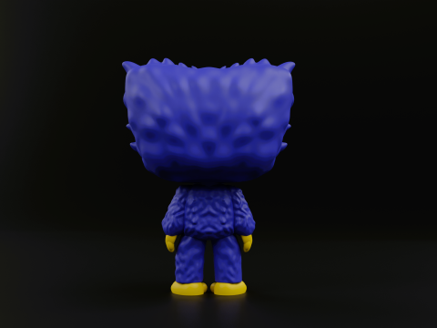 Huggy wuggy funko pop from the poppy playtime 3D Print Model