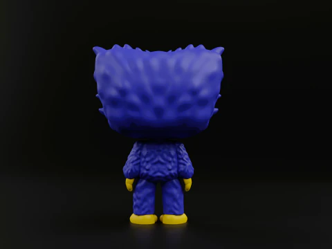 Huggy wuggy funko pop from the poppy playtime 3D Print Model