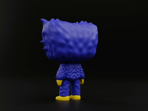 Huggy wuggy funko pop from the poppy playtime 3D Print Model