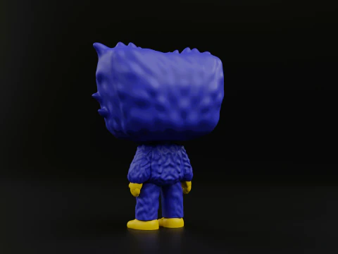 Huggy wuggy funko pop from the poppy playtime 3D Print Model