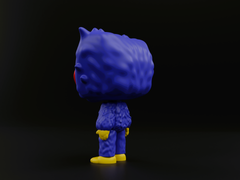 Huggy wuggy funko pop from the poppy playtime 3D Print Model