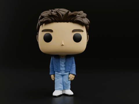 RM funko pop from bts 3D Print Model
