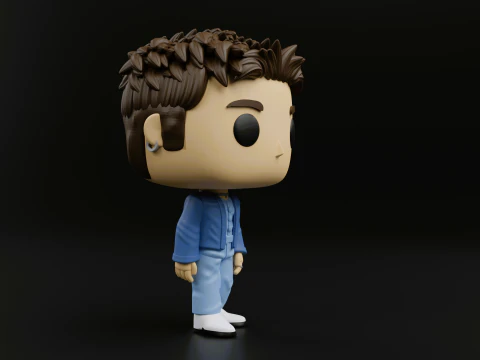 RM funko pop from bts 3D Print Model