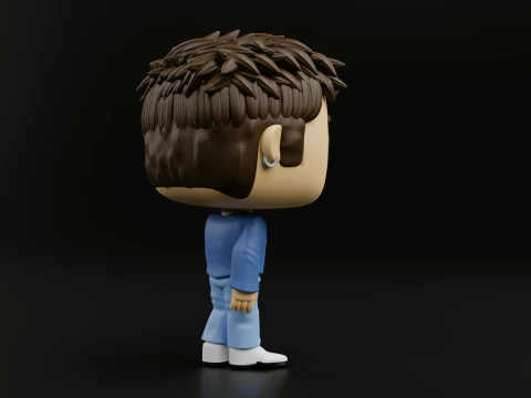 RM funko pop from bts 3D Print Model