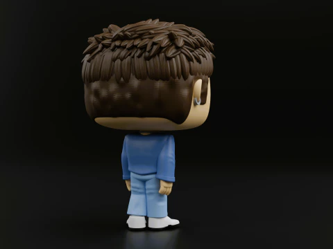 RM funko pop from bts 3D Print Model