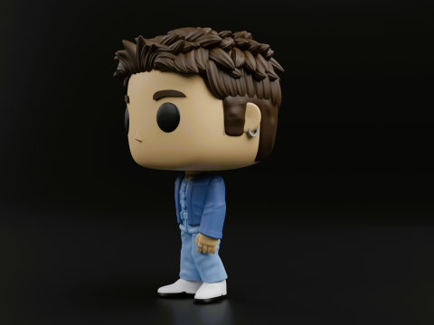 RM funko pop from bts 3Dプリントモデル