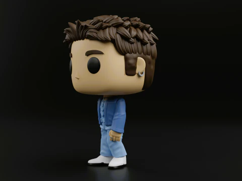 RM funko pop from bts 3D Print Model