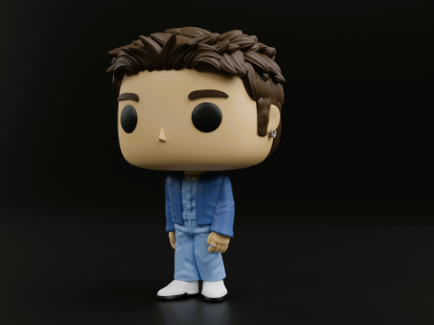 RM funko pop from bts 3Dプリントモデル