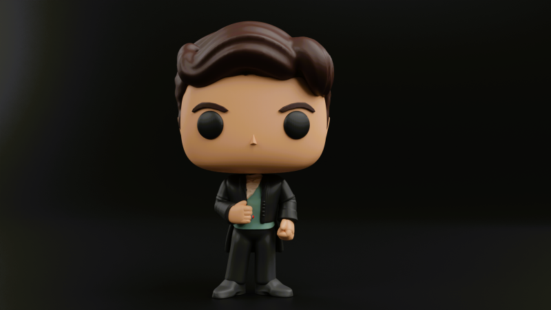 Colin Bridgerton Funko Pop from the tv show Bridgerton 3Dプリントモデル .c4d .max .obj .3ds .fbx .stl .blend