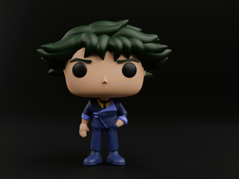 Spike Spiegel funko pop from the anime Cowboy Bebop 3Dプリントモデル